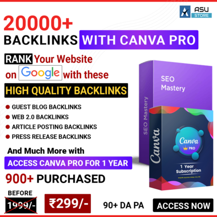 High Quality Backlinks Package